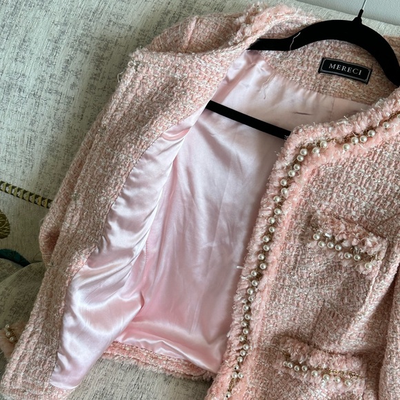 Pink Tweed Jacket - Picture 3 of 5